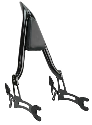 YHMOTO 17'' Detachable Passenger Backrest Sissy bar for Indian Challenger Chieftain Indian Pursuit Springfield Roadmaster Vintage 2014-2024 (22''Black) - color: 22''Black