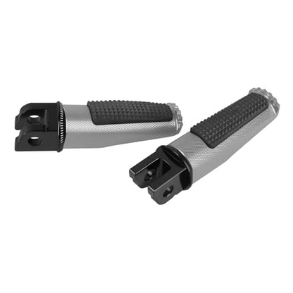 Motorcycle Footpegs Front Passenger Foot Pegs Replacement for Honda CB125R CB300R CB1000R CB650F CBF600 CBF100 CBR600F CBR250R CB650R CBR600 CBR100 CBR900 Foot Rests Pedal(titanium) - color: titanium