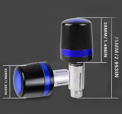 Motorcycles Handlebar Grips Cap Weight PartsAnti Vibration Plug Ends for Ducati Scrambler 2015-2016 15-16 - color: Black gold