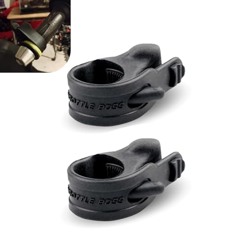 2 PCS Motorcycle Cruise Control Grip, Throttle Modification Assist Grip for Precision Labor Saving Control, Handlebar Rocker Rest, Universal Rocker Stopper for Most Motorcycles (Black)