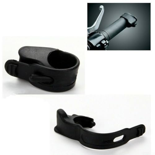 Motorcycle Throttle Assist Wrist Rest Control Grip Handlebar Mount Rubber Anti Fatigue Cruise Control Grip for Long Distance Riding Black 130x35mm 2 Pack