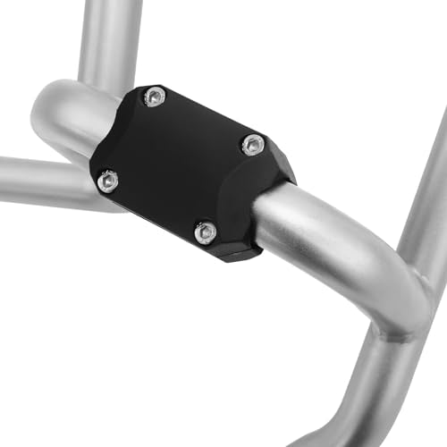 TCT-MOTORPARTS Engine Guard Crash Bar Upper Lower Engine Bar Protector Fit For Honda CB500X ABS 2019-2023 CB400X 2021 Silver - color: Silver