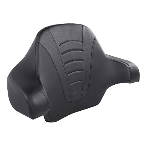 TCMT King Motorcycle Trunk Box Backrest 2 Up Mount Fit For Harley 2014-2025 Touring CVO Road King Road Glide Street Glide Electra Glide Ultra Limited Pack - color: Style A+Black 2 Up Rack#1