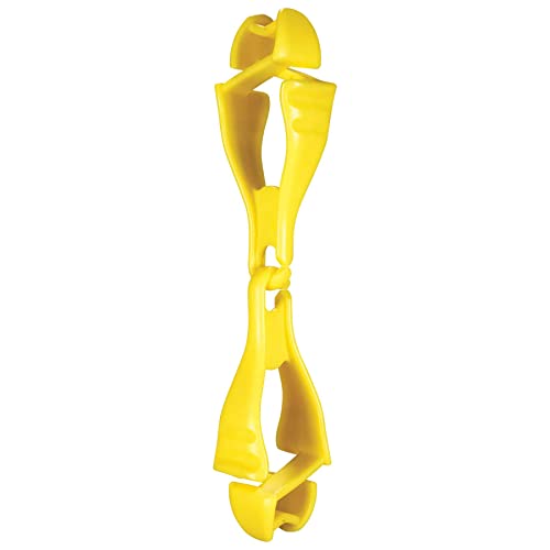 Ergodyne Squids 3400 Glove Clip Holder with Dual Clips, Lime, 1 Count (Pack of 1) - color: Lime, size: 1 Count (Pack of 1)