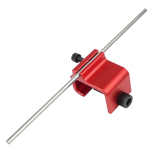 KVAEY Chain Alignment Tool for Motorcycle, 08-0048 Aluminum Sprocket Chain Adjustment Tool, Quick & Accurate Professional Chain Alignment Tool Suitable for ATV Scooter Dirt Bike (Orange Red) - color: Orange Red, 1 PCS