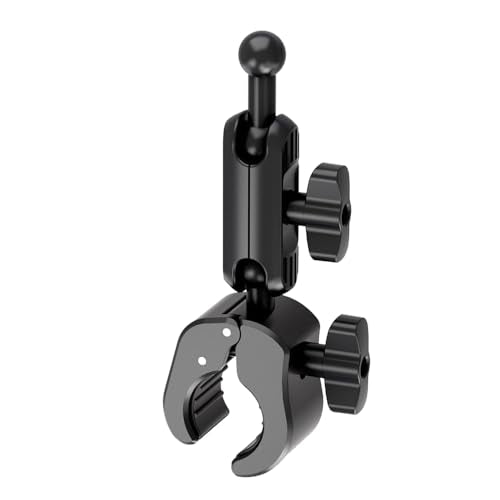 Motorcycle Bike Handlebar Mount with Double Socket Arm for Garmin Handheld GPS Navigator/Garmin eTrex 22x 32x 10 30 /GPSMAP 65s 65 67 67i 79sc /eTrex SE Solar/inReach SE+ Explorer+ /Rino 700
