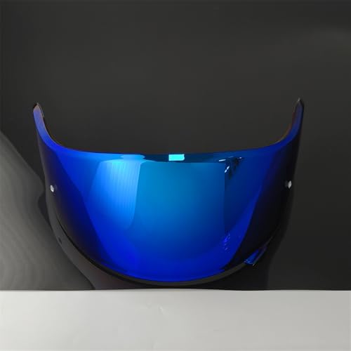Neotec 2 Helmet Visor Replacement.CNS-3 Motorcycle Helmet Shield UV Protection Compatible with Neotec 2 (Revo Deep Blue+Anti Fog Film) - color: Anti Fog Film+revo Deep Blue