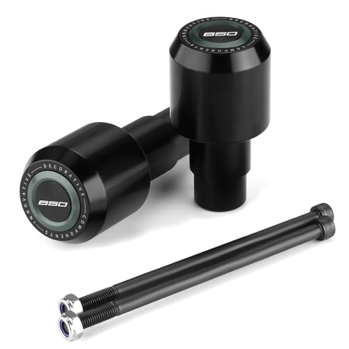Motorcycle Frame Sliders Crash Bar Protector Compatible with K.awasaki Ninja 650 2017-2024 2025 2026 | No Cut Kits Engine Fairing Guard Falling Protection Ninja650 EX650 Accessories (Gray) - color: gray