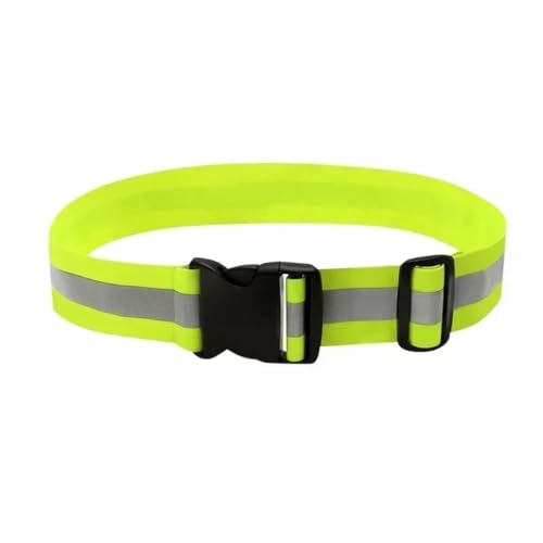 Reflective Bands 10pcs Reflective Band for Running High Visible Night Safety Gear for Arm Wrist Waist Ankle Adjustable Elastic Safety Reflective Belt for Cycling Running - color: Blue