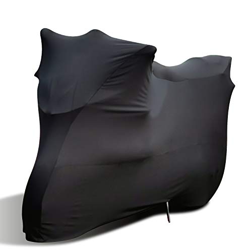 WinPower Indoor Motorcycle Cover Stretch Elastic Dustproof Covers for Motorbikes, 96inches - size: XL(96 x 41 x 49 inches)