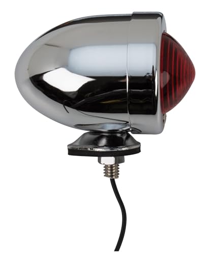 Turn Signals Tail Light Mini Bullet Marker Red 12V Fit For Harley - color: Red, size: Single