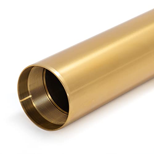 TOFR 49mm Fork Tubes for Harley Touring 14-20 FLHT FLTR FLHR FLHX Street Glide Electra Glide Road King Road Glide 45500113 37Mn5 Steel - color: Gold