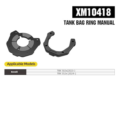 Rhinowalk Motorcycle Tank Bag Adapter Base with Strong Magnetic-XM10418 - color: Black418