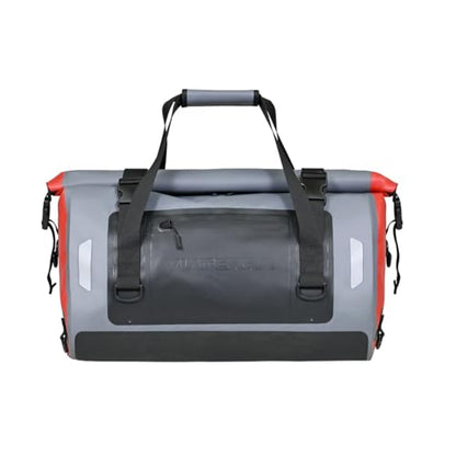 ViaTerra Waterproof Motorcycle Tail Bag 40L – Universal Fit Dry Bag for Rear Seat, No Rack Needed, Heavy Duty PVC Luggage for Touring, Camping & Adventure Riding - size: 40L