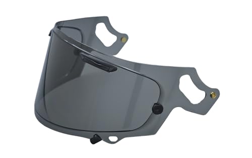 RX7X Replacement Motorcycle Helmet Shield Compatible with VAS-V MAX Corsair-X Signet-X Quantum-X DT-X - color: Light Smoke