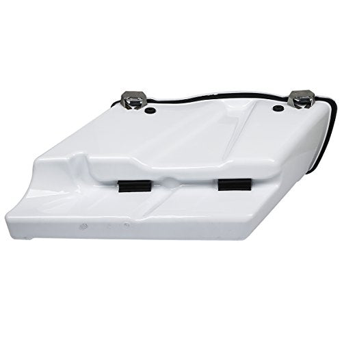 XMT-MOTO Stretched Hard Saddlebags Saddle bags Fit for Harley 1994-2013 Touring models road glide road king ultra street glide electra glide and 1984-2017 Softail models White - color: White, size: Stretched