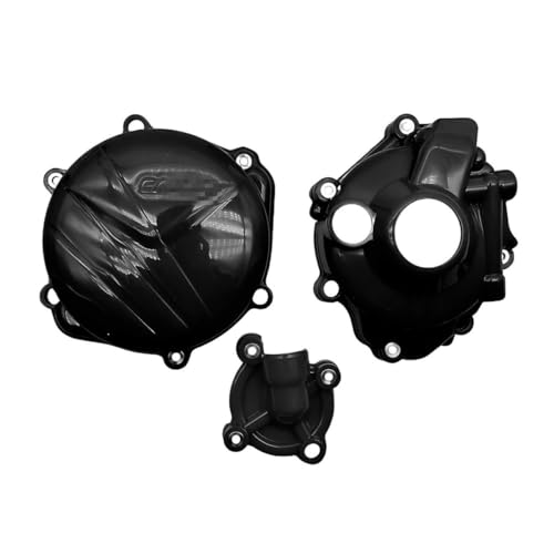 Engine Case Stator Cover for CRF 250R 250RX CRF250R CRF250RX 2018 2019 2020 2021 Motorcycle Ignition Guard Water Pump Cover Clutch Protector - color: Black Set