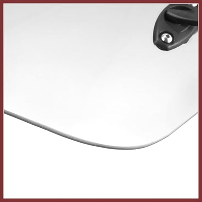 28.5cm Motorcycle Windshield Motorcycle Wind Deflector Clear Lens Adjustable Clip Windshield Extension Universal Fit for Most Motorcycle Scooter Replace Parts