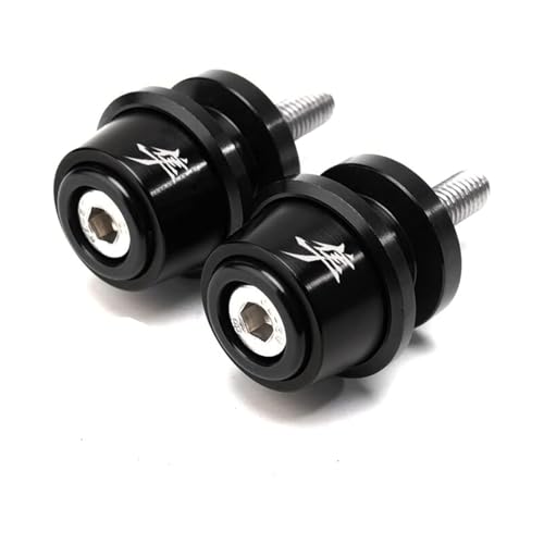 Black Motorcycle Swingarm Spools Slider Stand Screws for Hayabusa GSX1300R/GSX1300R Gen 3 1999-2008 2009 2010 2011 2012 2013 2014 2015 2016 2017 2018 2019 2020 2021 2022 2023 2024 2025 2026 - color: Black