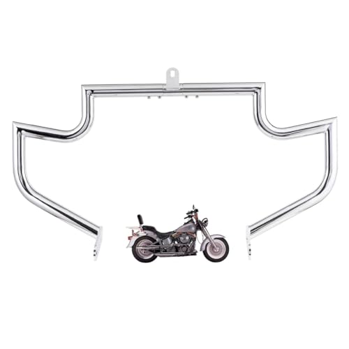 1.5" Fat Crash Bar Engine Guard Highway Bar for Kawasaki Vulcan 900 VN900 Custom Classic 2006-2023 (Chrome) - color: Chrome