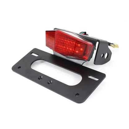 Xitomer Fender Eliminator Fit for DRZ400 2024 2023 DRZ400S DRZ400SM 2005-2019 2020 2021 2022 / DRZ400E 2008-2024 Tail Tidy License Plate Holder with LED Tail light - color: Red