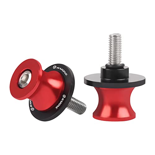 Worldmotop 6MM Swingarm Spools Sliders Replacement For Yamaha YZF R1 R3 R6 R25 R1000 - color: Orange
