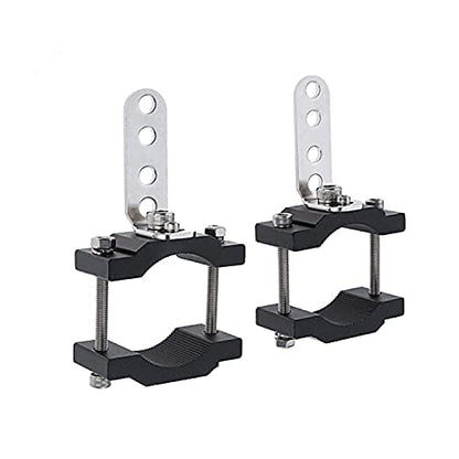 Fork Clamp Motorcycle Light Mount fit 0.7" to 2.05" Roll Cage,Adjustable Bicycle Motorcycle Headlight Bracket Car Bull Bar Holder Offroad Tube Clamps Mounting Brackets for LED Work Lights