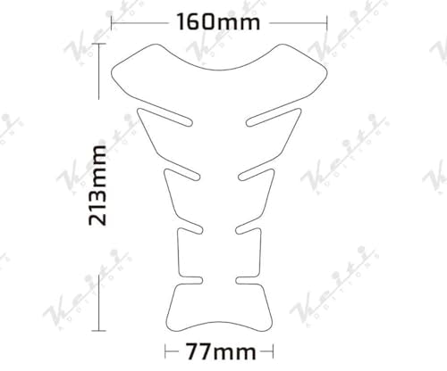 Keiti Motorcycle Tank Pad Beauty Lady KT8290