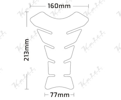 Keiti Motorcycle Tank Pad Beauty Lady KT8290