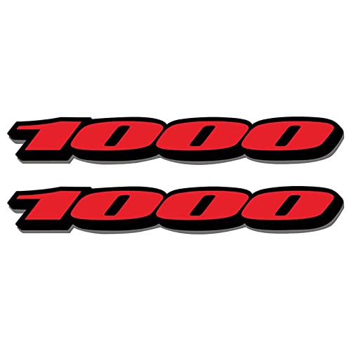 Motorcycle Reflective Vinyl Fairing Sticker Decal for GSXR1000 (Red) - color: Red