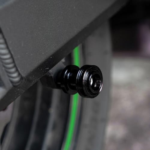 Compatible with 450MT 450NK 450SR 800MT 675SR-R 675SR 700CLX 650GT 800MT-X 650NK Motorcycle M10 Swingarm Spools Rear Stand Screws Sliders (Black) - color: Black