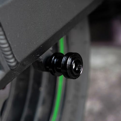 Compatible with 450MT 450NK 450SR 800MT 675SR-R 675SR 700CLX 650GT 800MT-X 650NK Motorcycle M10 Swingarm Spools Rear Stand Screws Sliders (Black) - color: Black