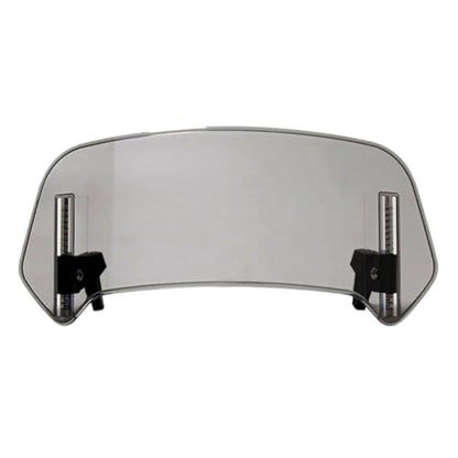 Motorcycle Windshield Extension Adjustable Spoiler Deflector 36X14cm Grey