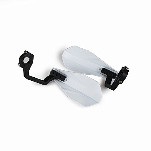 AnXin Motorcycle Handguards 7/8" and 1 1/8" Hand Guard Handlebar Protection Universal for TX125 FE 701/SM 501/S 450 350/S 250 TE 150 250/i 300/i FC 250 350 450 Dirt Pit Bike ATV White - color: white