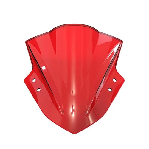 Windshield Screen Wind Deflector For Ninja 250 For Ninja 300 2013 2014 2015 2016 2017 Windscreen Windshield Visor Wind Screen Deflectors Shield(Red) - color: Red