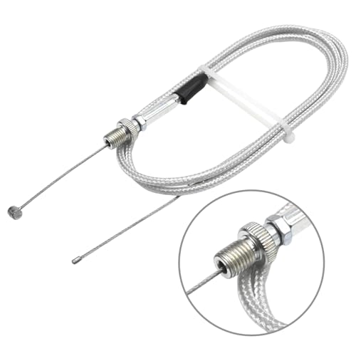 7/8" 22mm CNC Aluminum Throttle Grip, Reliable Throttle Cable, Universal Quick Twister Assembly, Suitable for Dirt and Mini Bikes 49CC-125CC