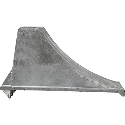 Buyers Products WC1267 Aluminum Wheel Chock 6.25 x 12.25 x 7 Inch with Steep Slope Design and Rugged Teeth for Stability, 55,000 lb Capacity, Lightweight Chock for Trucks Trailers and Equipment