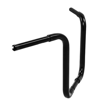 Green-L 1 1/4" Ape Hanger 14" Rise Handlebars Fit for Harley Sportster XL883 XL1200 Softail FLST FXST Custom Motorcycle 1.25" Handle Bar - size: 14" Rise, style: Style B Black