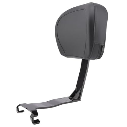 Motorcycle Rear Passenger Backrest Fit for Can-Am Ryker 600/900/Rally Edition 2019-2026, Ryker Sport 2022-2026, 15 Inches Detachable Backrest Pad with Mount Kit, Replace #219400843 (Black) - color: Black