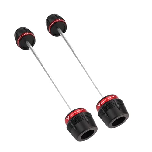 Motorcycle Body Frame Slider MT07 MT09 MT03 Crash Slider For YA&MAHA MT 07 09 03 2014-2024 2025 Motorcycle Accessories Front Rear Wheel Axle Fork Protector - color: Front Rear Red-MT07