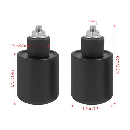 Motorcycle Handle Bar End Grips Plug Weights Hand Grips Plug Caps Replacement for Suzuki DZ-Z400 2014-2024 DR650 DR 650 2019-2024