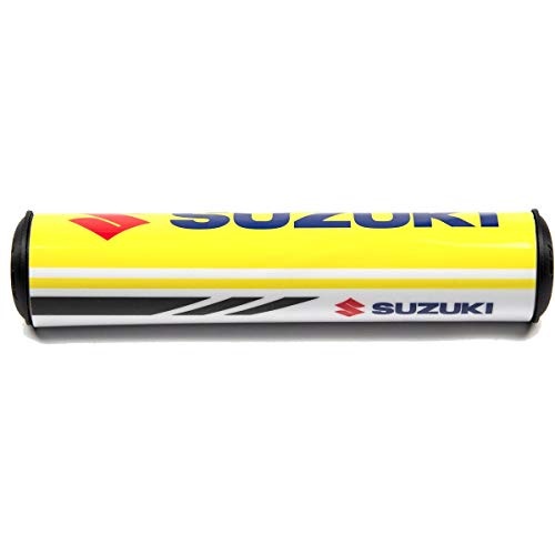 Factory Effex SUZ PREM 10" BAR PAD - color: Suzuki Yellow, size: 10" Premium