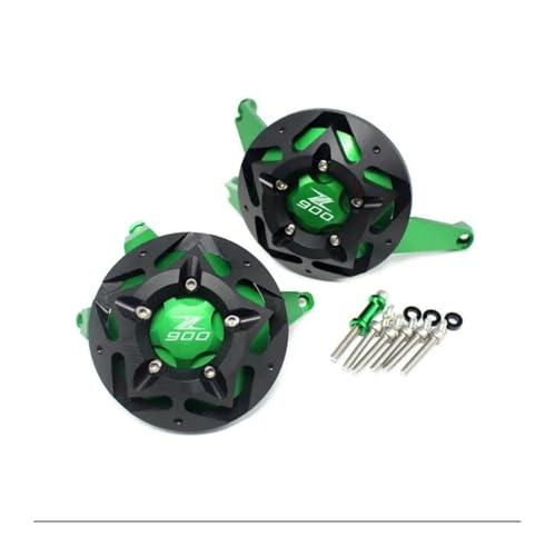 Motorcycle CNC Engine Stator Engine Protective Cover Guard Protector Compatible with Z900 Z 900 2017 2018 2019 2020 2021 2022 2023 2024(Green,A) - color: Green, size: A