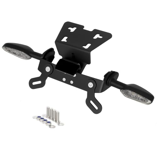 FZ6R Fender Eliminator Kit Compatible with XJ6N XJ6 Diversion XJ6 Diversion F FZ-6R Tail Tidy License Plate Mount with Turn Signals Rear (Smoke) - color: Smoke