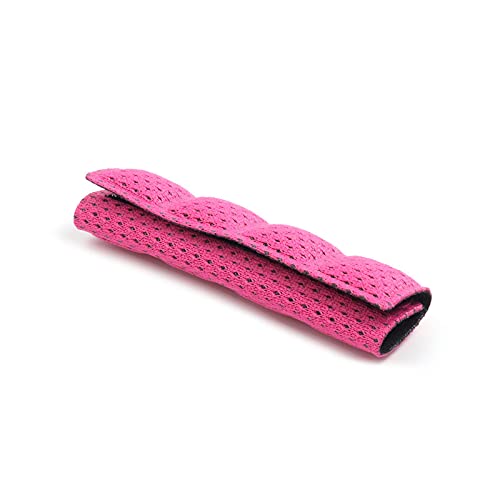 6PCS Chin Pads Foam Pad Set Strap Padding Replacements Universal Cushion Mats for Cycling Bike Bicycle Motorcycle Road Racing Riding Helmet - color: Pink 6PCS