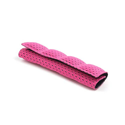 6PCS Chin Pads Foam Pad Set Strap Padding Replacements Universal Cushion Mats for Cycling Bike Bicycle Motorcycle Road Racing Riding Helmet - color: Pink 6PCS