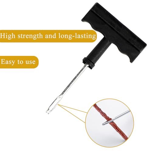 Tire Repair Kits, Car Tire Repair Kits, Tire Repair Strips, for Tubeless Tires, for Motorcycles, Trucks, Cars, Tractors, ATVs, Jeeps, ETC - size: 14pcs