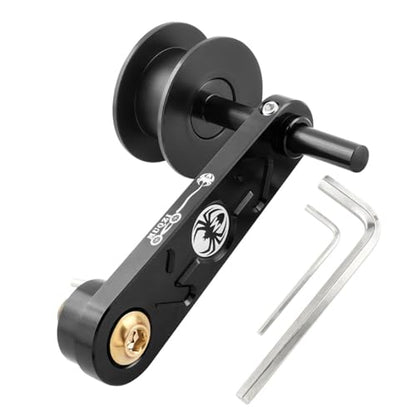 Bike Single Speed Chain Tensioner Roller for BMX Fixie Bike Single Speed Bicycle, Black - color: Black