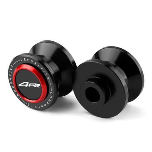8mm CNC Aluminum Motorcycle Swingarm Spools Sliders Rear Stand Frame Sliders Compatible With Ninja ZX4RR 2026 2025 2024 2023 ZX-4RR ZX400 ZX4RR Accessories (Red) - color: red