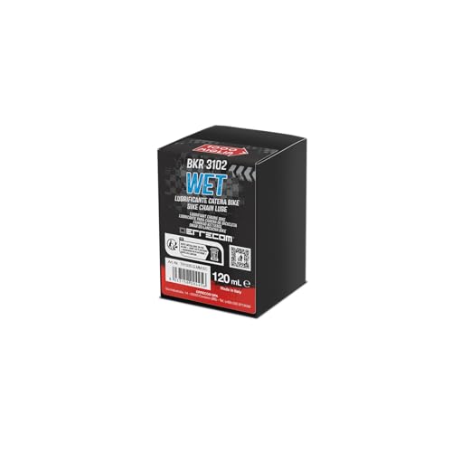 Errecom 1000 Miglia BKR 3102-4 fl oz (120 mL) Can, Wet Lube Bike Chain, for Wet and Muddy Weather Conditions, Brush Included - color: WET - 4 fl oz (120 mL) Can
